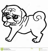 Pug Coloring Pages Cute Outline Puppy Drawing Dog Color Printable Pugs Print Getcolorings Paintingvalley Drawings Getdrawings Pals sketch template