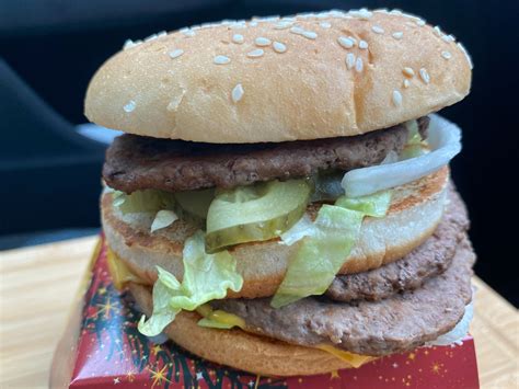Double Big Mac Mcdonald S Uk Burger Price And Review 2020