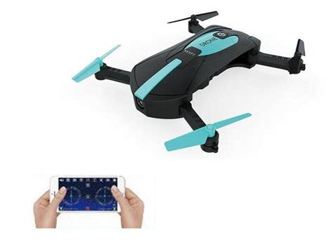 elfie cool design jy portable mini wifi fpv selfie drone  hd camera flight track