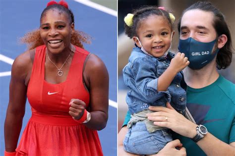 serena williams shares cute moment  daughter   open match
