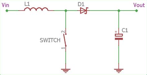 switching boost regulator circuit design basics  efficiency
