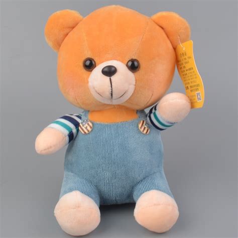 cm blue color baby teddy bear stuffed plush toy kids doll gift
