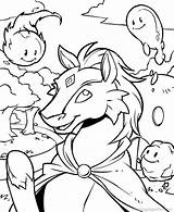 Coloring Pages Neopets Animated Coloringpagesfun sketch template
