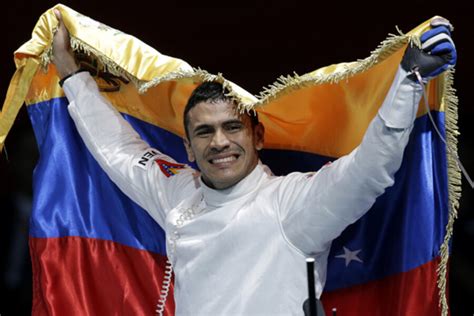 Venezuelan Fencer Rides Wave Of Olympic Gold Glory On Public