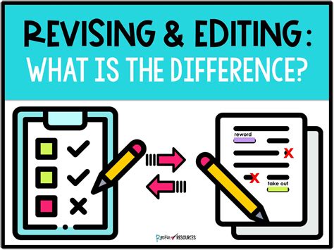 revising  editing    difference rockin resources