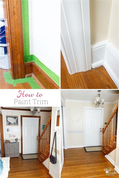 peek   home renovation diy painting trim painting trim