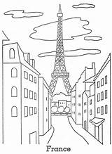 Monumentos Francia Eiffel Trajes Tipicos Torre Imagems sketch template