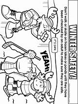 Safety Winter Coloring Pages Educational Printable Recommended sketch template