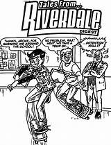 Riverdale Coloring Pages Archie Comics Template Wecoloringpage sketch template