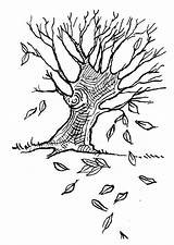 Baum Herbst Malvorlage sketch template