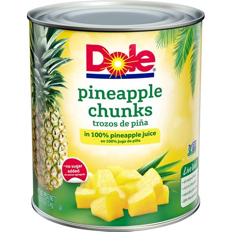 dole canned fruit chunks   pineapple juice pineapple  oz  walmartcom