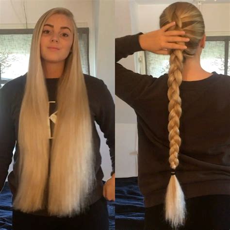 Video Swedish Blonde Braids Long Hair Styles Blonde Braids Hip