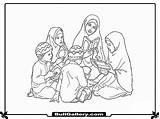 Reading Coloring Quran Pages Alquran Kids Colouring Mom Islamic Yahoo Search Getdrawings Children sketch template