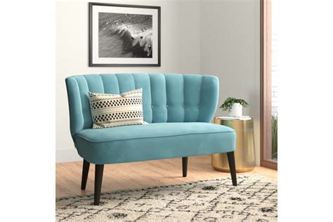 top  blue velvet sofas couches   wayfair