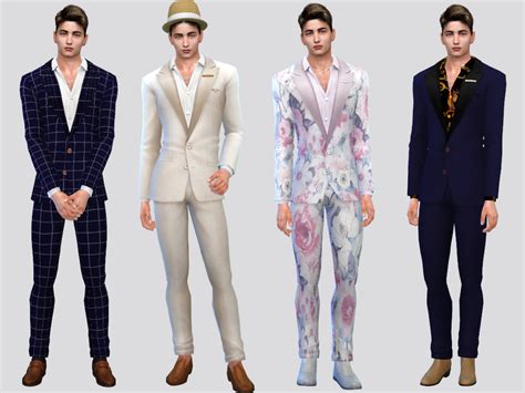 sims resource fancy men suit
