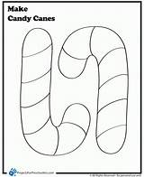 Candy Cane Template Coloring Crafts Printable Pages Canes Preschool Kids Make Christmas Pattern Templates Color Printables Felt Sheets Outline Patterns sketch template