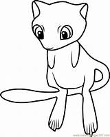 Mew Pokémon Coloringpages101 sketch template