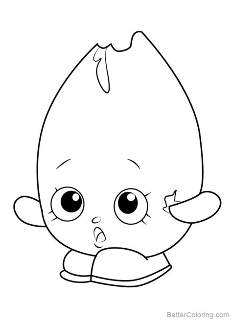 googy  shopkins coloring pages  printable coloring pages