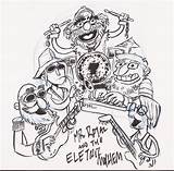 Mayhem Electric Card Teeth Dr Christmas Royal Mr Muppet Band Make sketch template