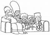 Simpsons Familia sketch template