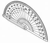 Protractor Drawing Angle Side Getdrawings Angles sketch template
