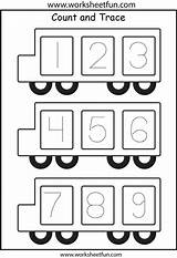 Tracing Worksheets Number School Worksheet Kindergarten Vpk Numbers Preschool Printable Bus Trace Math Grade Activities First Kids Worksheetfun Pre Back sketch template