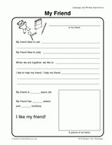 friendship postcard printable st  grade teachervision