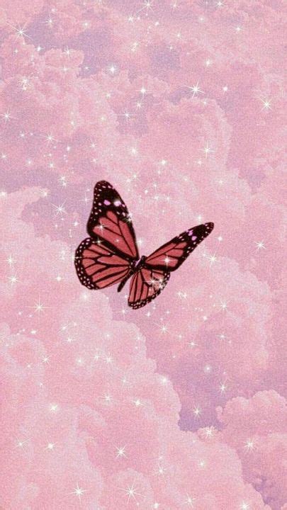 fondos de pantalla aesthetic  butterfly wallpaper iphone pink