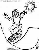 Skateboard Transportation Skate Kb sketch template