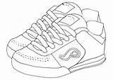 Shoes Coloring Shoe Pages Pair Tennis Color Drawing Converse Printable Template Women Getdrawings Print Getcolorings sketch template