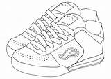 Shoes Coloring Shoe Pages Pair Tennis Color Drawing Converse Printable Template Women Kids Getdrawings Print Getcolorings sketch template