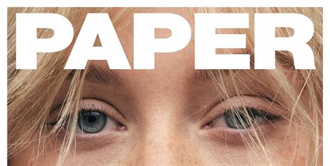 christina aguilera on the cover of paper magazine
