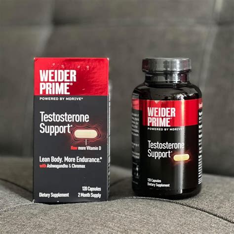 Viên Uống Weider Prime Testosterone Support For Men 120 Viên Của Mỹ