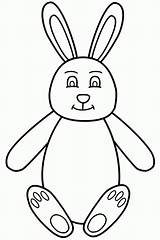 Bunny Easter Coloring Rabbit Pages Face Barbie Drawing Sitting Color Animals Bunnies Print Clipart Colouring Simple Printable Bigactivities Clip Silhouette sketch template