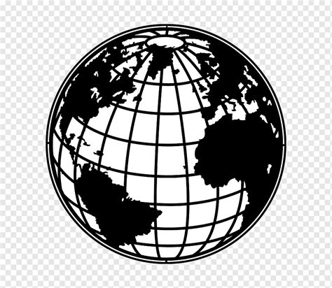 globe world earth white steel globe white globe monochrome png