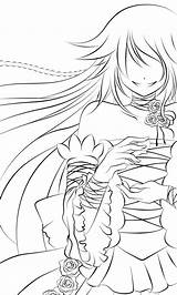 Pandora Hearts Lineart Coloring Essence Drifting Alyss Anime Deviantart Pages Heart Manga Alice Visit Drawing sketch template