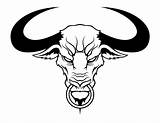 Bull Drawing Head Tattoo Getdrawings sketch template