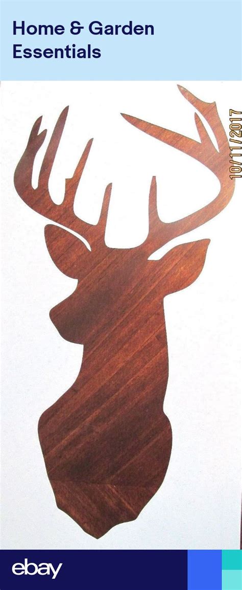 deer head profile stencil template reusable  mil mylar ebay deer