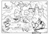 Coloring Theme Park Efteling Fairytale Ages Wonders Pages Beautiful sketch template
