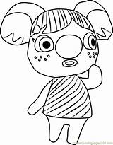 Animal Crossing Alice Coloring Pages Coloringpages101 Online sketch template