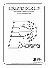 Coloring Nba Pages Logos Pacers Basketball Teams Indiana Cool Logo Kids Printable Sheets Elementary Detroit Pistons Sports Warriors Indianapolis Comments sketch template