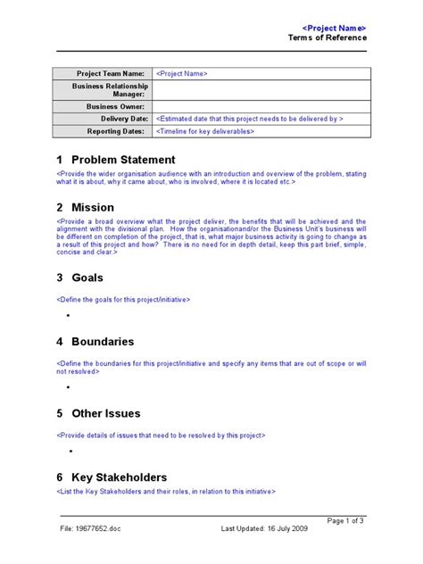 terms  reference template risk computer hardware prueba