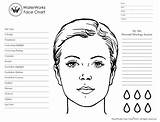 Makeup Charts Coloring Looks Male Facepaintinglessons sketch template