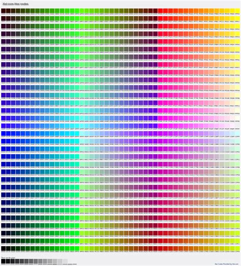 hex color codes submited images
