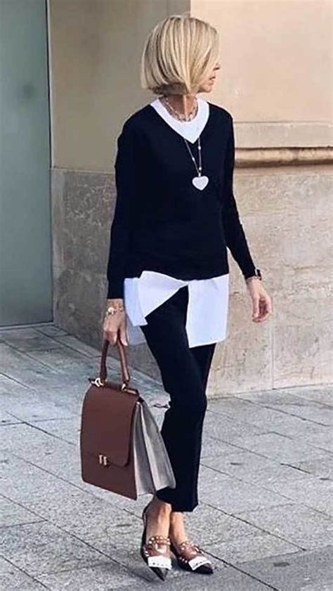 casual outfits for 50 year old woman with 25 elegant ideas in 2020