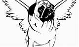 Pug Outline Drawing Cute Drawings Dog Paintingvalley Dogs sketch template