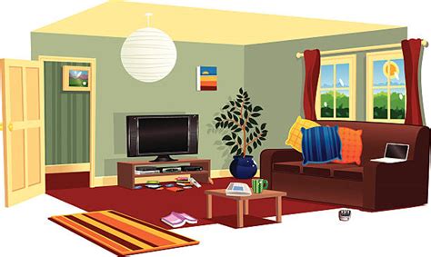 living room illustrations royalty  vector graphics clip art
