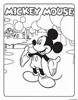 Mouse Coloring Mickey Pages Printable Print Book Color sketch template