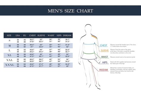 mens clothing size conversion chart pants shirts jackets