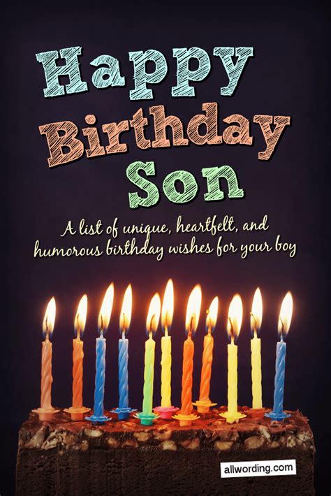 happy birthday son  birthday wishes   boy allwordingcom